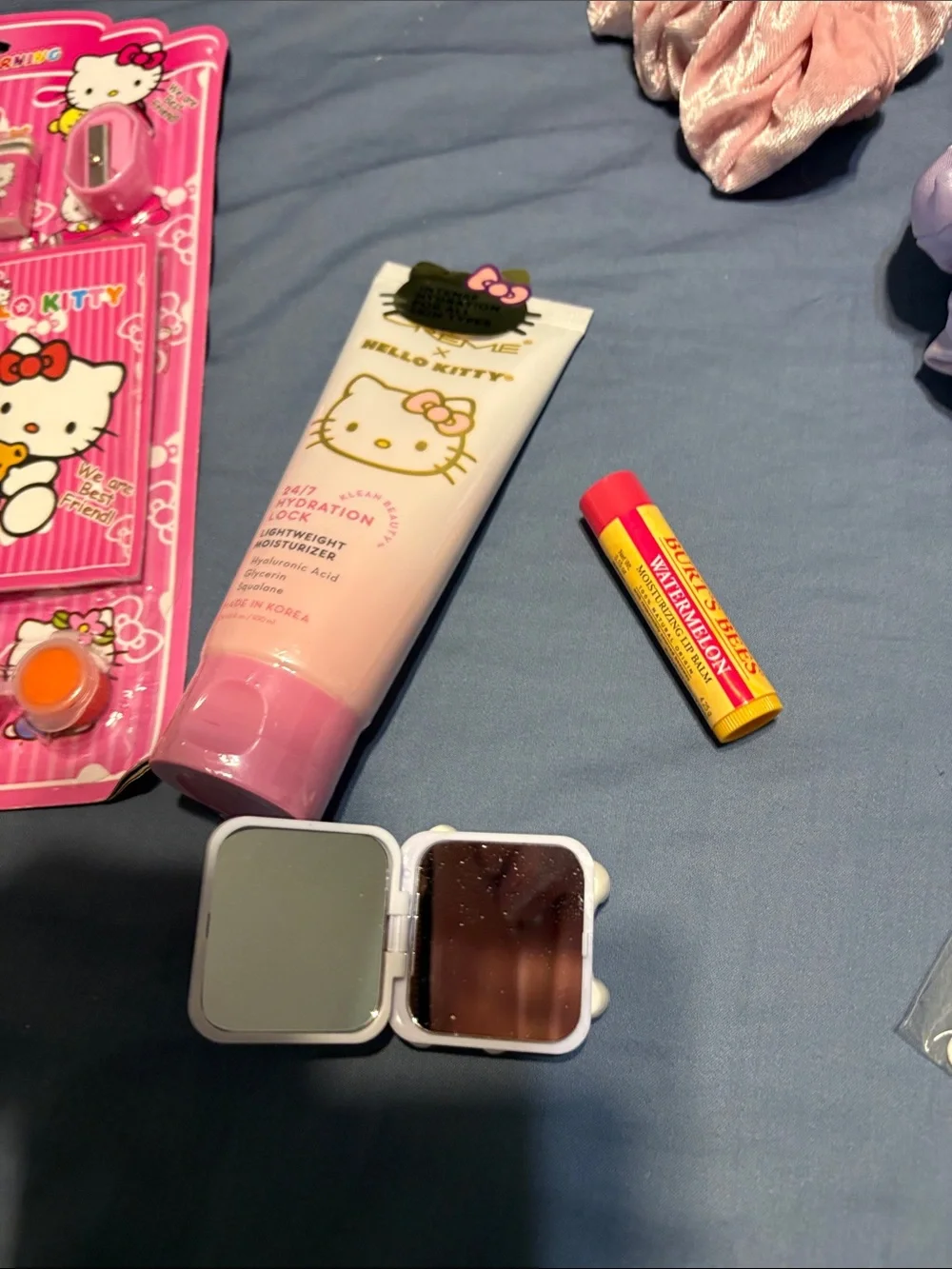 Hello Kitty Pink Kids Art & Hair Accessory Gift Set